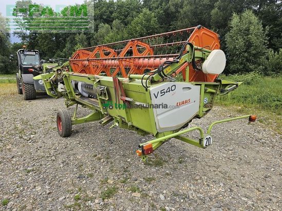 Cabezal - Claas - v540 vario + transportwagen