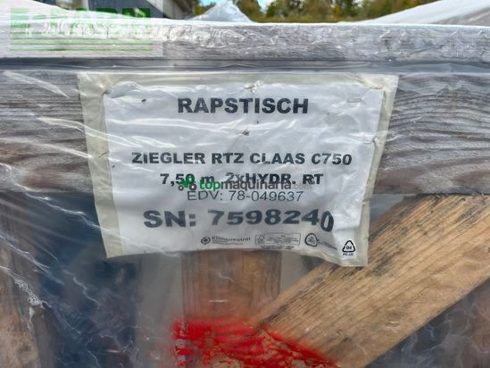 Cabezal - Ziegler - raps fortssats, raps bord ,rapeseed harvesting e