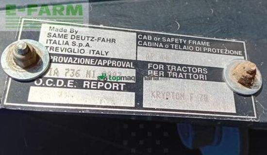 Tractor agrícola - Same - krypton f78n