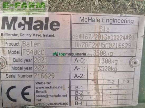 Empacadora gigant - McHale - f 5400 c
