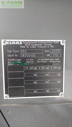 Cosechadora de Cereal - Claas - evion 430