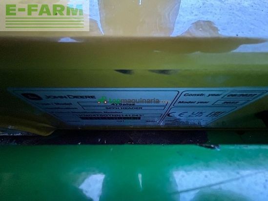 Cosechadora de Cereal - John Deere - 9700 mit kemper 475 plus