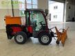 Tractor agrícola -  - sp 4400 inkl. schild mit pflug und streuer