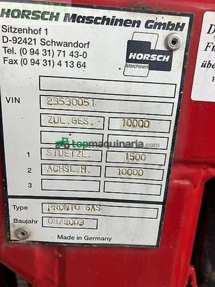 Sembradora - Horsch - pronto 6 as
