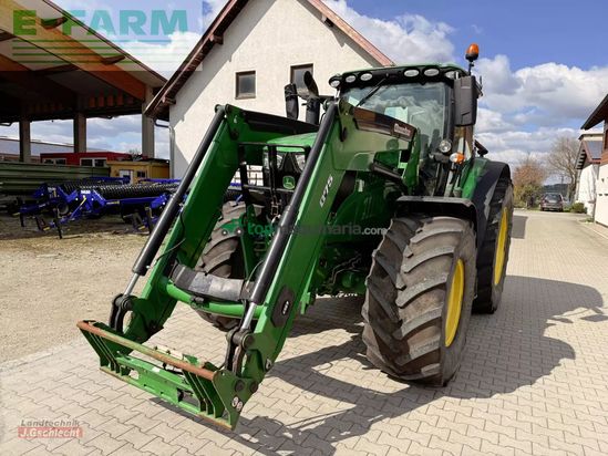 Tractor agrícola - John Deere - 6215 r mit frontlader