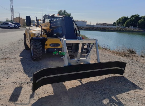 Cuchilla empujadora de goma para tractor y carretilla