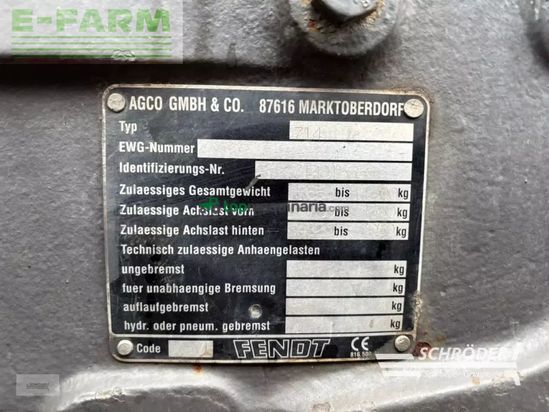 Tractor agrícola - Fendt - 714 vario