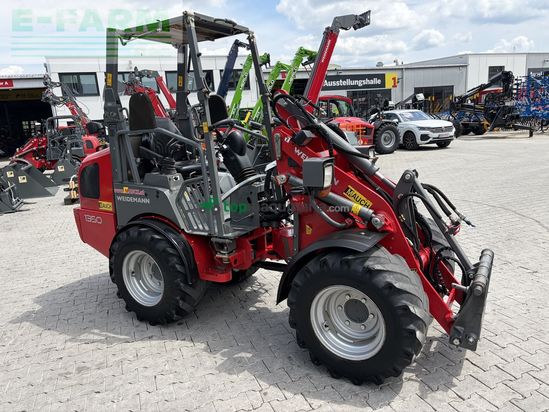 Minicargadora - Weidemann - 1350cx45 mit klappdach unter 2,0m/30km/h