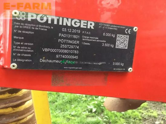 Cultivador - Pöttinger - terradisc 4001t