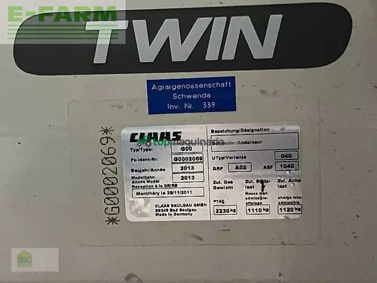 Rastrillo - Claas - liner 1650 twin