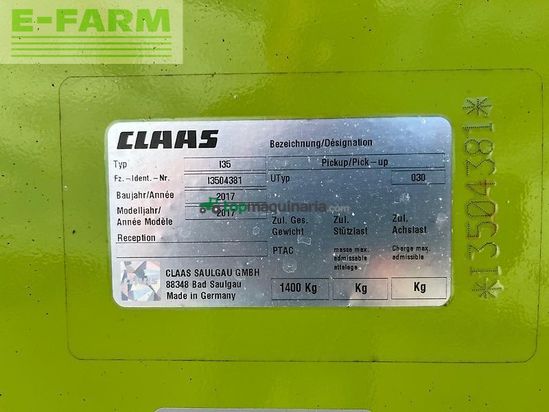 Cabezal - Claas - pick up 300 hd profi