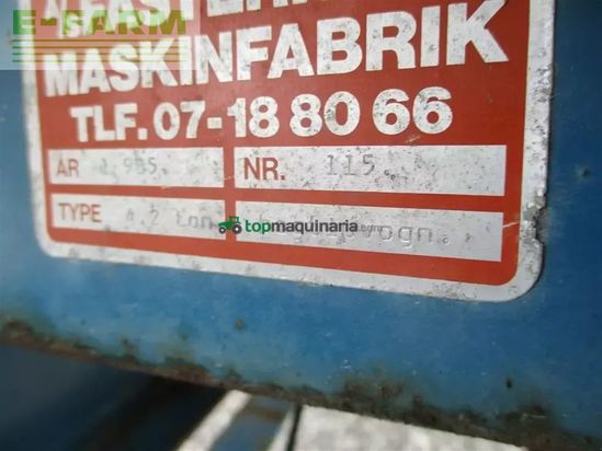 Volquet -  - 4,2 ton tipvogn med kornsider