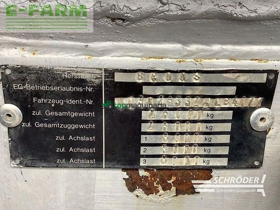 Cuba de purin - Bruns - 26000 l