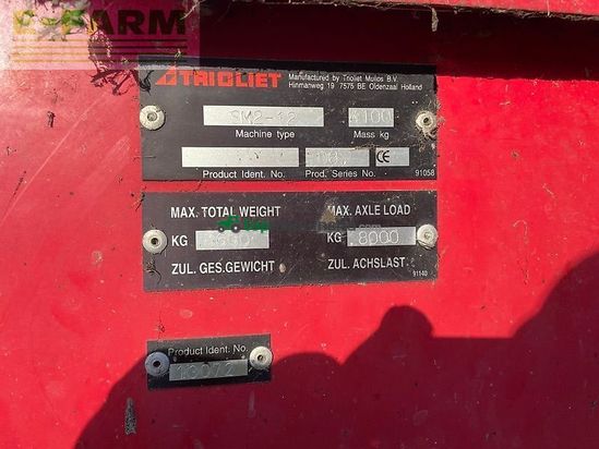 Remolqu esparcidor - Trioliet - solomix-2 1200 vl