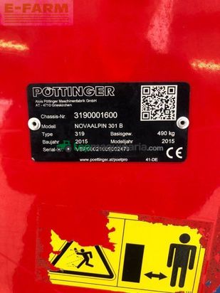 Cortacésped manual - Pöttinger - novaalpin 301 b gebraucht