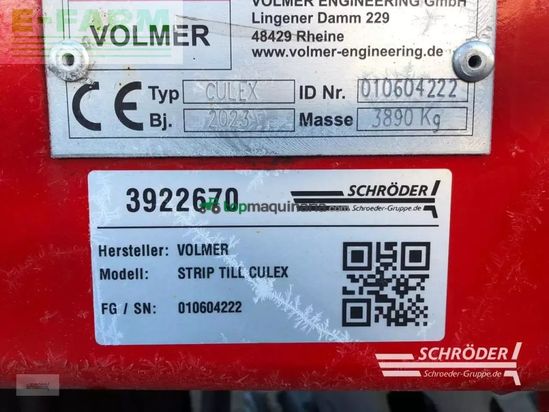 Esparcidor - Volmer - strip till culex | neu- / lagermaschine