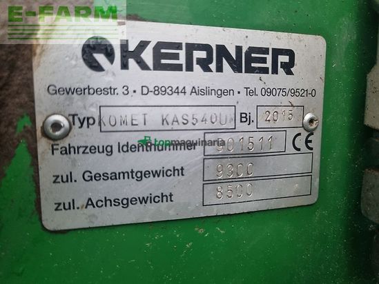 Cultivador - Kerner - komet kas 540 üm
