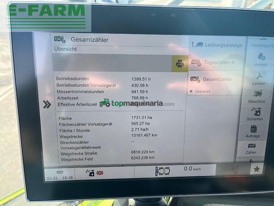 Cosechadora de Cereal - Claas - jaguar 850