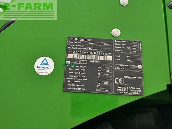 Cosechadora de Cereal - John Deere - 8600