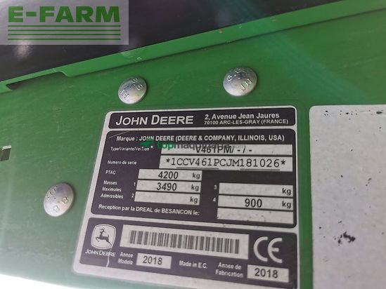 Empacadora gigant - John Deere - v461m
