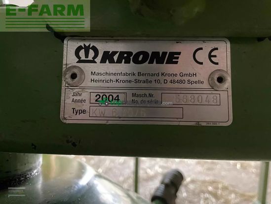 Henificador - Krone - kw 6.70/6