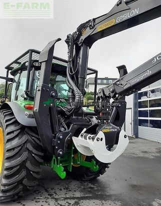 Tractor agrícola - John Deere - 6r 150 mit ladekran