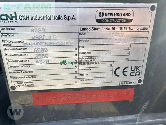 Minicargadora - New Holland - w80c-stage 5 hs lr evo
