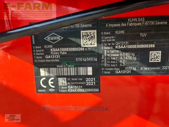 Rastrillo - Kuhn - ga13131