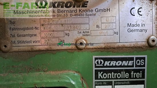 Empacadora gigant - Krone - bigpack 1270xc multi-bale