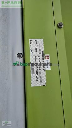 Henificador - Claas - disco 8400 c contour
