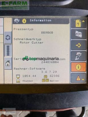 Empacadora gigant - New Holland - bb 9060 / bb9060 80x90 ballenmaß