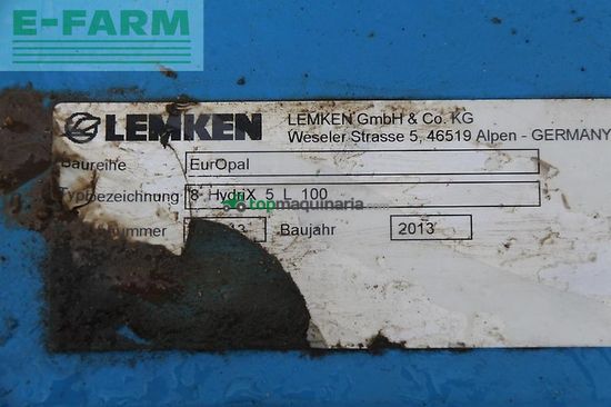 Arado - Lemken - europal 8 hydrix 5 l 100