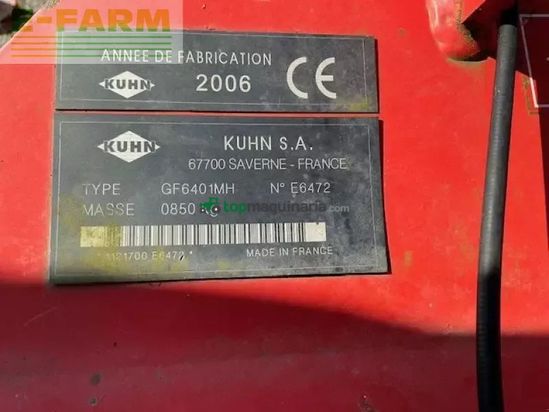 Henificador - Kuhn - gf6401mh
