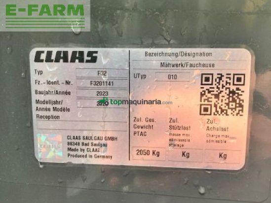 Cortacésped manual - Claas - disco 9300 trend