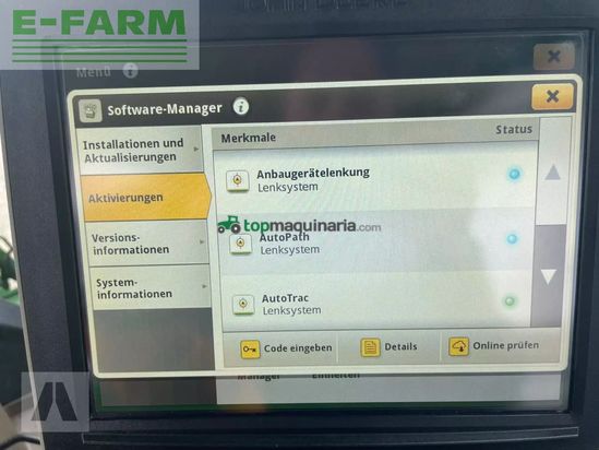 Tractor agrícola - John Deere - 6250r 6250 r mit neuen rädern