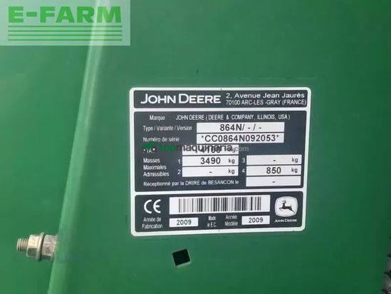 Empacadora gigant - John Deere - 864 premium