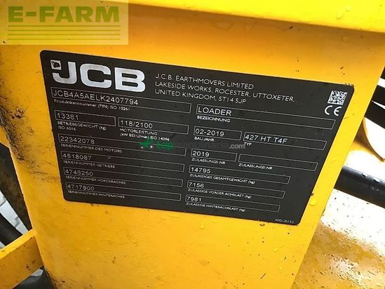 Minicargadora - JCB - 427 ht