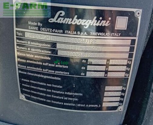 Tractor agrícola - Lamborghini - r7 200