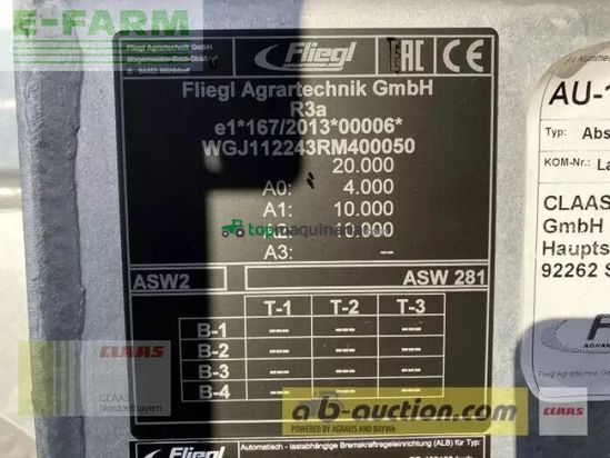 Remolqu agrícola - Fliegl - gigant asw 281 taurus fox