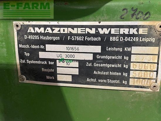 Atomizador - Amazone - ug 3000 power