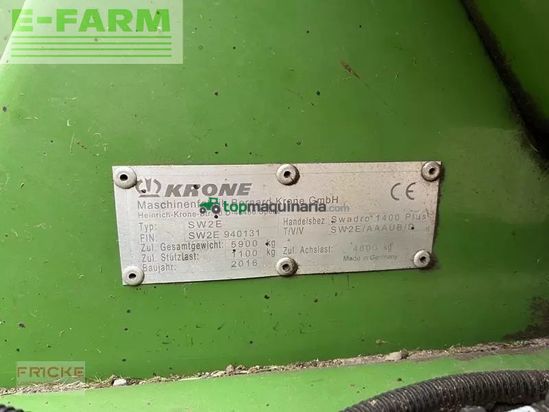 Rastrillo - Krone - swadro 1400 plus