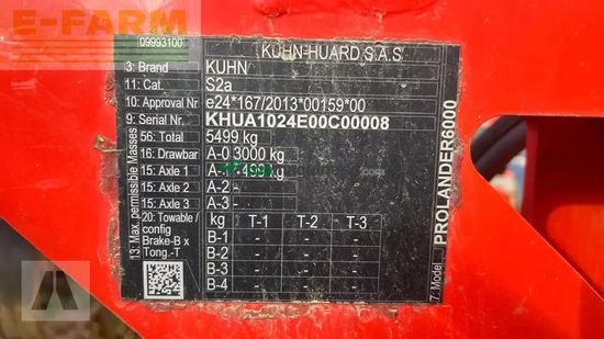 Cultivador - Kuhn - pronlander 6000