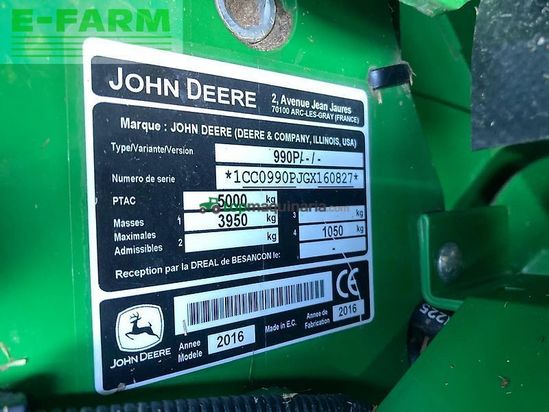 Empacadora gigant - John Deere - 990 maxi cut 25