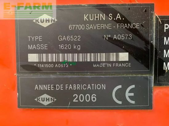 Rastrillo - Kuhn - ga 6522 lateral