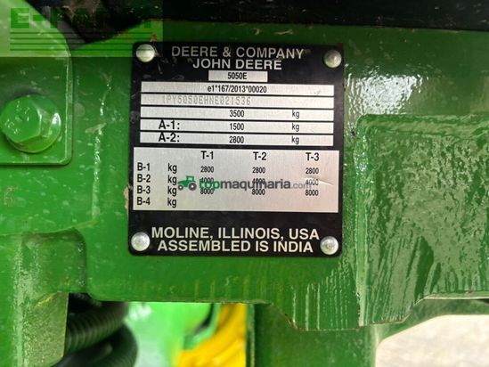 Tractor agrícola - John Deere - 5050e