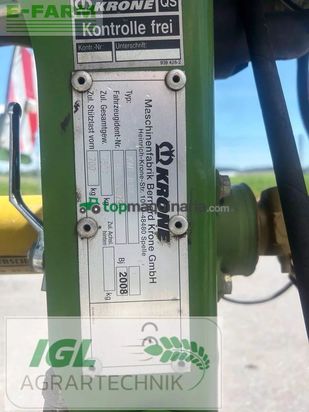 Henificador - Krone - kwt 8.82/8