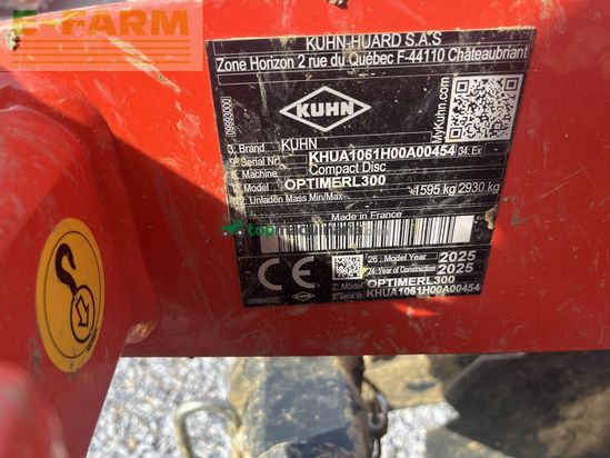 Grada de disco - Kuhn - optimer l 300