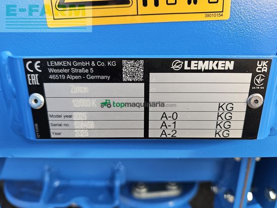 Grada de disco - Lemken - zirkon 12/500 k