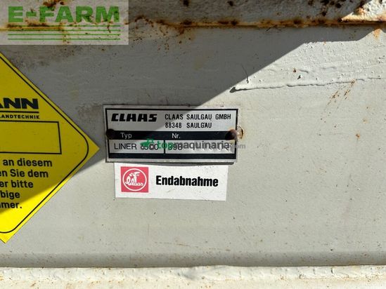 Henificador - Claas - liner 1550
