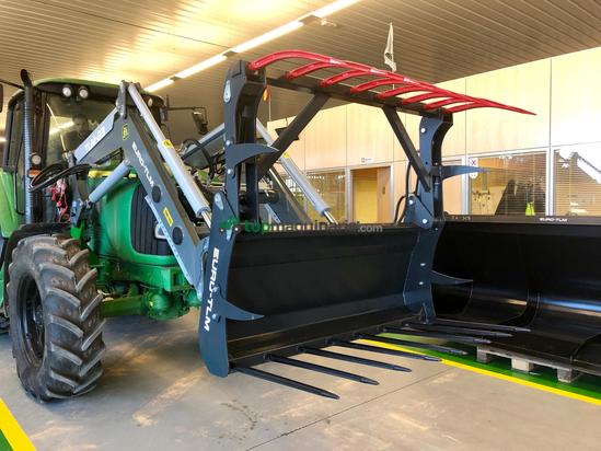 Horca hidráulica desensiladora para tractor y telescópica